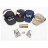 Image 1 : Bonanza collector’s lot; approx. a dozen and a  half of misc. baseball caps including different  bas