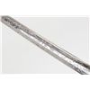 Image 8 : U.S. Dress sword and leather covered scabbard;  un-marked etched blade is in overall very good to  n