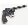 Image 6 : Scarce Iver-Johnson DA hammerless top-break  revolver, .32 cal., 6” barrel, blue finish,  checkered