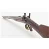 Image 12 : Percussion SxS back action lock “buck and ball”  rifle, 28 gauge/.52 cal., 27” barrels, double  trig