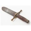 Image 6 : Large 20th Century reproduction Hunting knife,  approx. 17-1/2” overall with a 12” blade (no  scabba