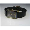 Image 2 : Sophisticated 'Florence' RADO Swiss Made Watch  with classic rectangular black face with yellow  gol