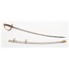 Image 2 : U.S. Model 1872 Officer’s sword and metal scabbard  by M. C. Lilley, later production, etched blade,