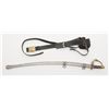 High quality reproduction 1860 Cavalry saber with  metal scabbard with heavy duty leather belt, bras