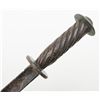 Image 3 : French dagger with wood grip, possibly Rondele  style.    Est.:  $100-$200.