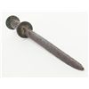 Image 4 : French dagger with wood grip, possibly Rondele  style.    Est.:  $100-$200.