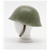 Image 2 : WW II era Bulgarian metal helmet with interior  webbing and chin strap retained; in overall very  go