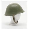 Image 4 : WW II era Bulgarian metal helmet with interior  webbing and chin strap retained; in overall very  go