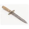 Image 4 : Joseph Allen & Sons Non-XL spear point dirk size  knife with stage grip, approx. 7-1/2” overall with