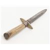 Image 5 : Joseph Allen & Sons Non-XL spear point dirk size  knife with stage grip, approx. 7-1/2” overall with