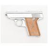 Image 3 : Davis Model P-32 semi-automatic pistol, .32  caliber, Serial #BAD1.  The pistol is as new in  the bo