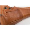 Image 4 : Lot of two leather holsters, one a Hunter brand  for a double action revolver, the other, a US flap