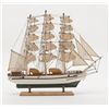 Image 3 : Lot of 2 wood models of square rigger ships  including one of the famous Mayflower, each  approx. 17
