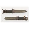Image 1 : Lot of 2 U.S. military bayonets with M8A1  scabbards.     Est.:  $75-$125.