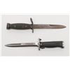Image 2 : Lot of 2 U.S. military bayonets with M8A1  scabbards.     Est.:  $75-$125.