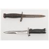 Image 3 : Lot of 2 U.S. military bayonets with M8A1  scabbards.     Est.:  $75-$125.