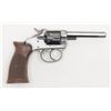 Image 1 : H & R Trapper Model DA revolver, .22RF3-1/2”  octagon barrel, blue finish, checkered target wood  gr