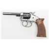 Image 2 : H & R Trapper Model DA revolver, .22RF3-1/2”  octagon barrel, blue finish, checkered target wood  gr