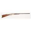 Image 1 : Rare C.B. Holden Open Frame single shot rifle, .44  cal., 24” octagon barrel, blue finish, bronze  r