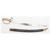 Image 2 : French Napoleonic Infantry sword and leather  scabbard approx. 29” overall with a 23-1/4” curved  bl