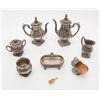 Image 1 : Beautiful Japanese tea set marked “Made in Japan”  and an English silver plated tea set with 5 main 