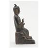 Image 2 : Qing Dynasty iron and bronze Buddha of Chinese  origin; approx. 9-3/4” seated with armor-like  warri