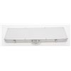 Image 1 : Presentation poker chip set in padded steel  suitcase style carry-all, approx. 30” x 8-1/2” x  3”; i