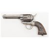 Image 2 : Copy of a Colt SAA revolver, .44 cal., 4-3/4”  barrel, wood grips, #450 in overall fair  condition; 