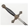 Image 9 : Knights of Columbus Fraternal sword with metal  scabbard inscribed to Horace E. Ball; etched  blade;
