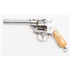 Image 2 : Large size pinfire pistol with engraved and inlaid  scrolls, bone grips, circa 1850’s-60’s; polished