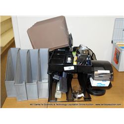 LOT: MISCELLANEOUS OFFICE SUPPLIES