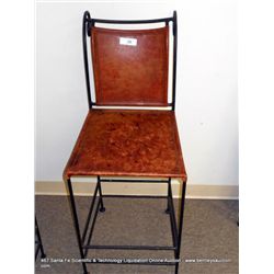 METAL & LEATHER CHAIR