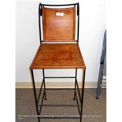 METAL & LEATHER CHAIR