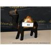 Image 1 : WOOD AND BRASS HORSE