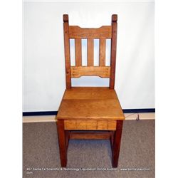 CARVED WOOD CHAIR