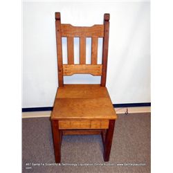CARVED WOOD CHAIR