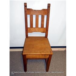 CARVED WOOD CHAIR