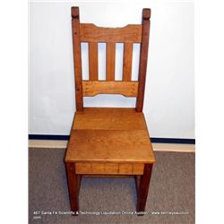 CARVED WOOD CHAIR