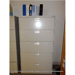 5-DRAWER METAL FILING CABINET