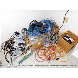 LOT: MISCELLANEOUS CABLES POWER SUPPLY