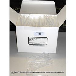 BOX: SANCO 225 TRANSFER PIPETS