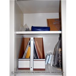 METAL & GLASS LAB CABINET W/ CONTENTS – BRAND KEWAUNE