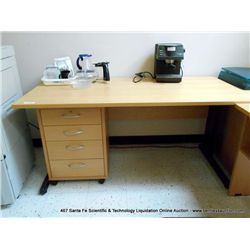 WOOD TABLE/DESK CPU