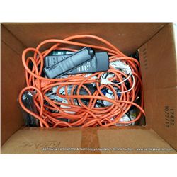 BOX: ELECTRICAL CORDS & REMOTES