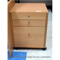 3 DRAWER ROLL R ROUND FILE CABINET
