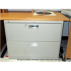 HON 2 DRAWER LATERAL FILE CABINET