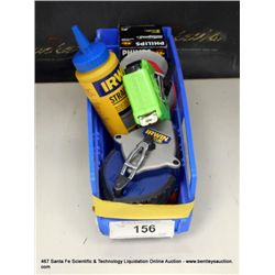 BIN: TAPE MEASURE & CHALK LINE