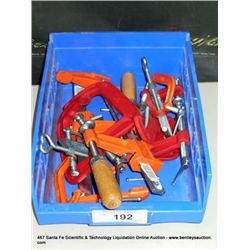 BIN: MISCELLANEOUS C-CLAMPS