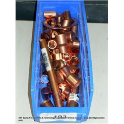 BIN: MISCELLANEOUS COPPER PIPE FITTING