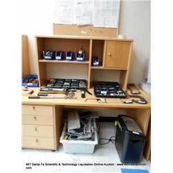 WOOD TABLE DESK CPU